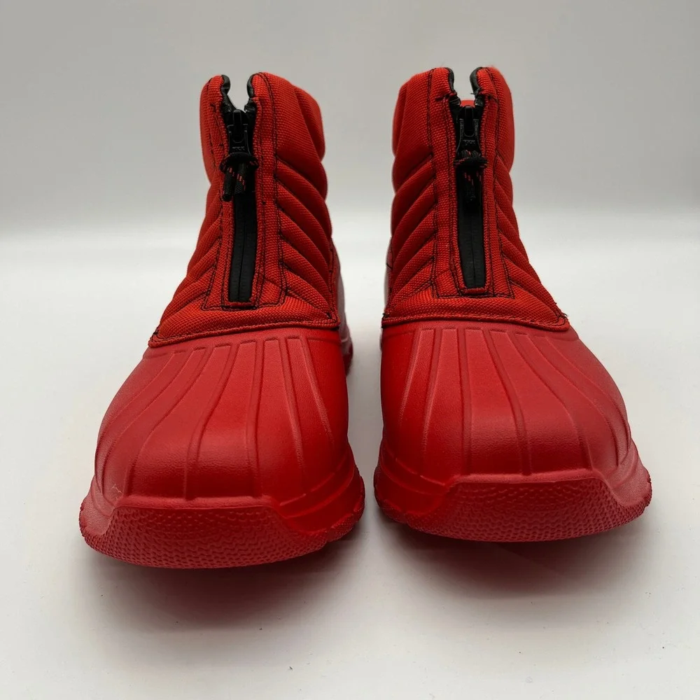 Sperry Top-Sider Mens Red Maritime Repel‎ Front Zip Duck Boots STS23512 Size 9